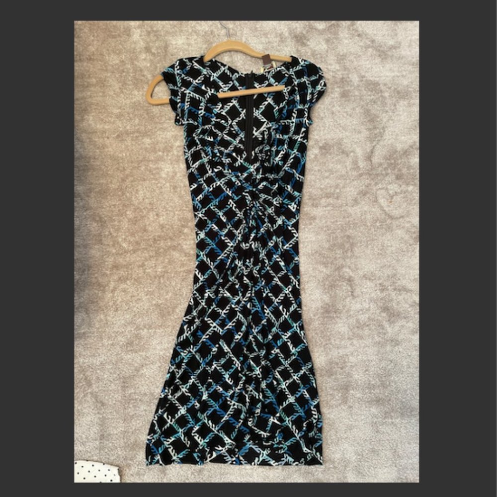 Knee Length Printed Dress- Issa London